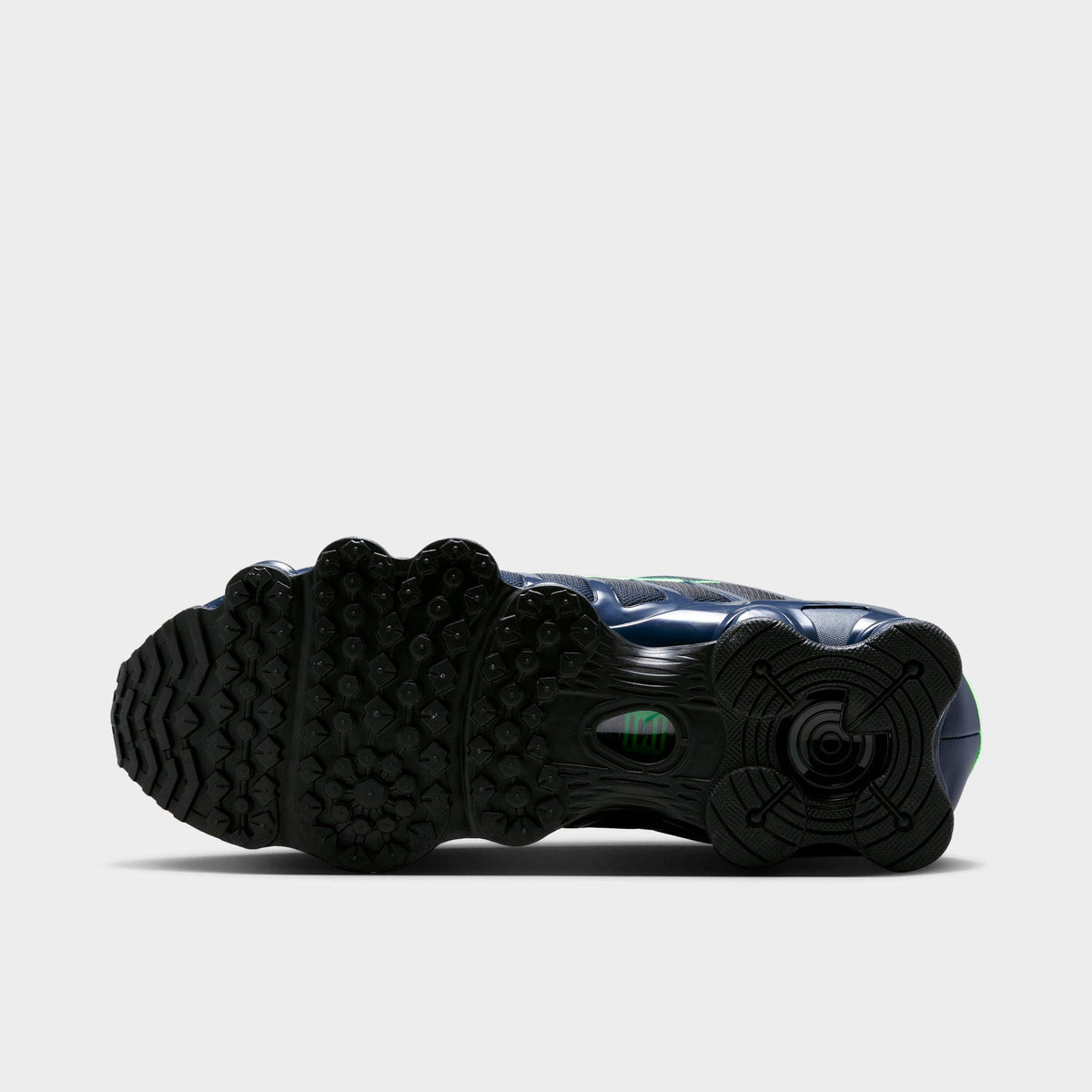 Men's Nike Shox TL Casual Shoes - Thunder Blue/Obsidian/Green Strike/Black - view 6
