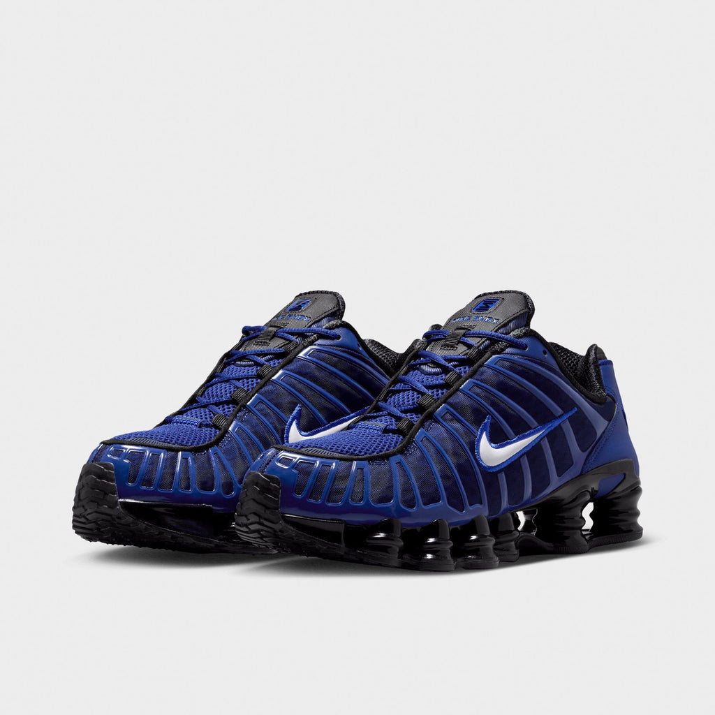 Men's Nike Shox TL Casual Shoes - Deep Royal Blue/Black/Racer Blue/White - view 2