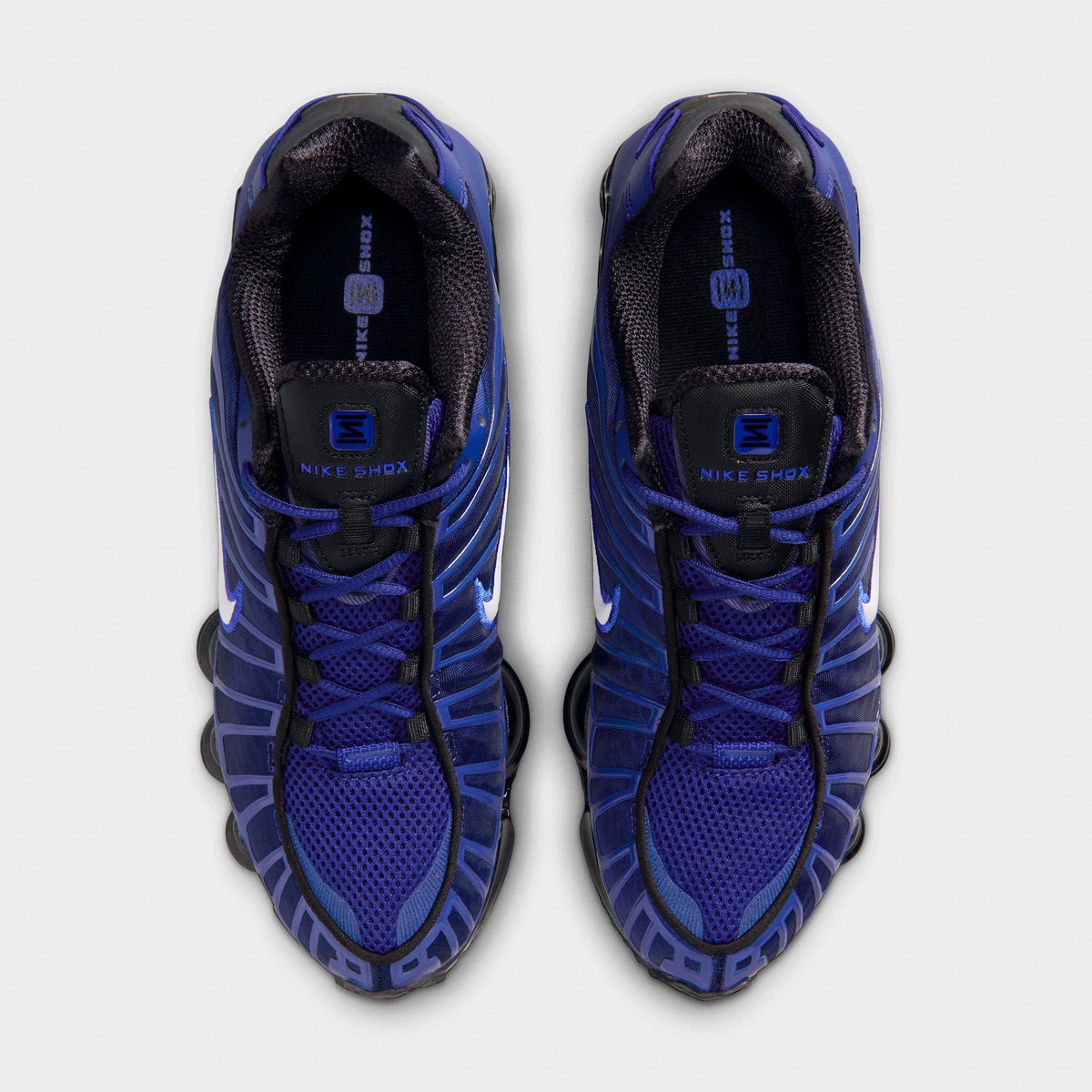 Men's Nike Shox TL Casual Shoes - Deep Royal Blue/Black/Racer Blue/White - view 5