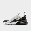 Men's Nike Air Max 270 Casual Shoes - White/Metallic Gold/Black