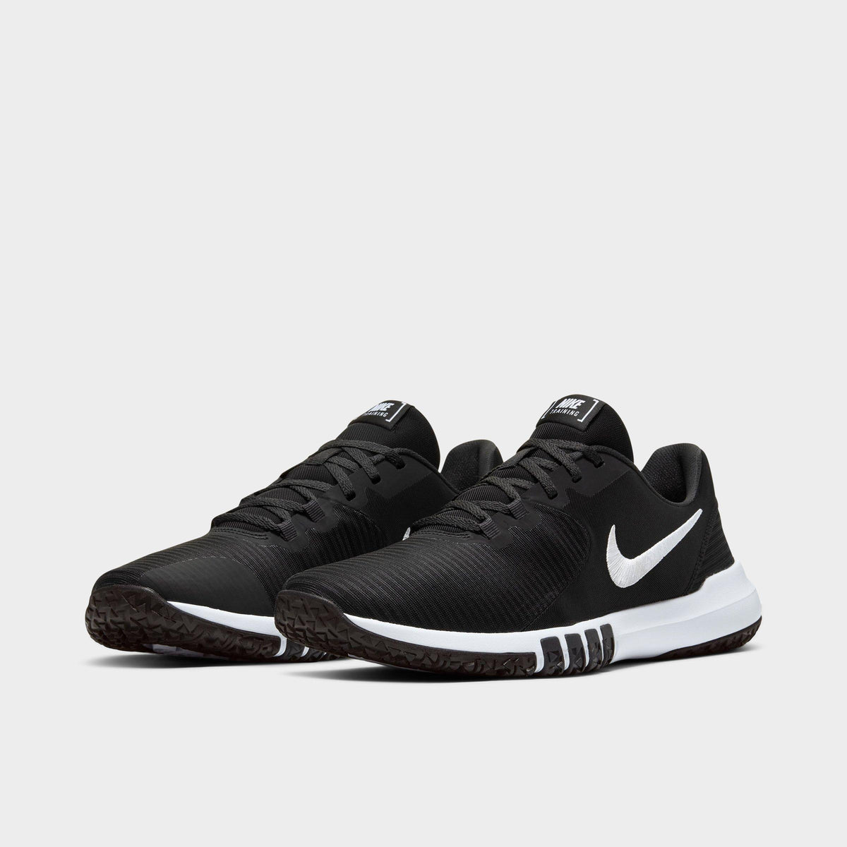 Men's Nike Flex Control 4 Training Shoes - Black/Dark Smoke Grey/Smoke Grey/White - view 2