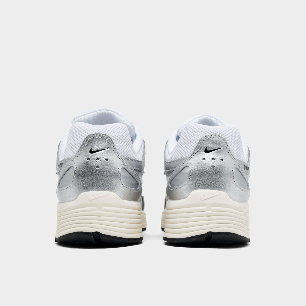 Men's Nike P-6000 Casual Shoes - White/Metallic Silver/Flat Silver/Black - view 4