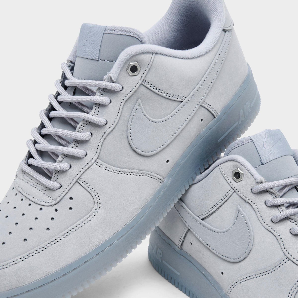 Men's Nike Air Force 1 '07 WB Casual Shoes - Wolf Grey/Black/Wolf Grey - view 3