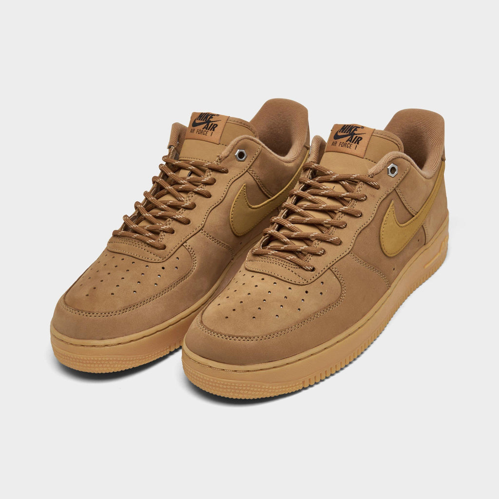 Men's Nike Air Force 1 '07 WB Casual Shoes - Flax/Wheat/Gum Light Brown/Black - view 2