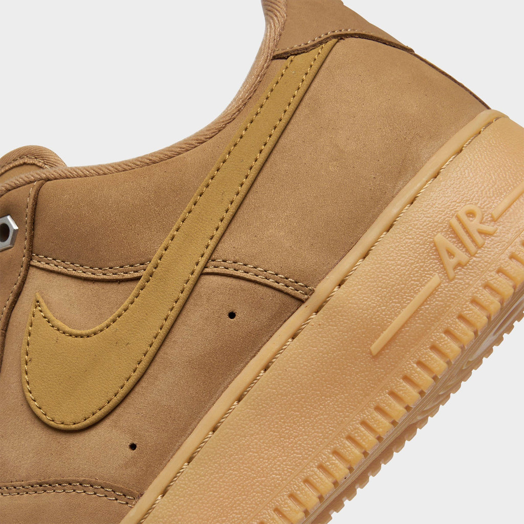 Men's Nike Air Force 1 '07 WB Casual Shoes - Flax/Wheat/Gum Light Brown/Black - view 3