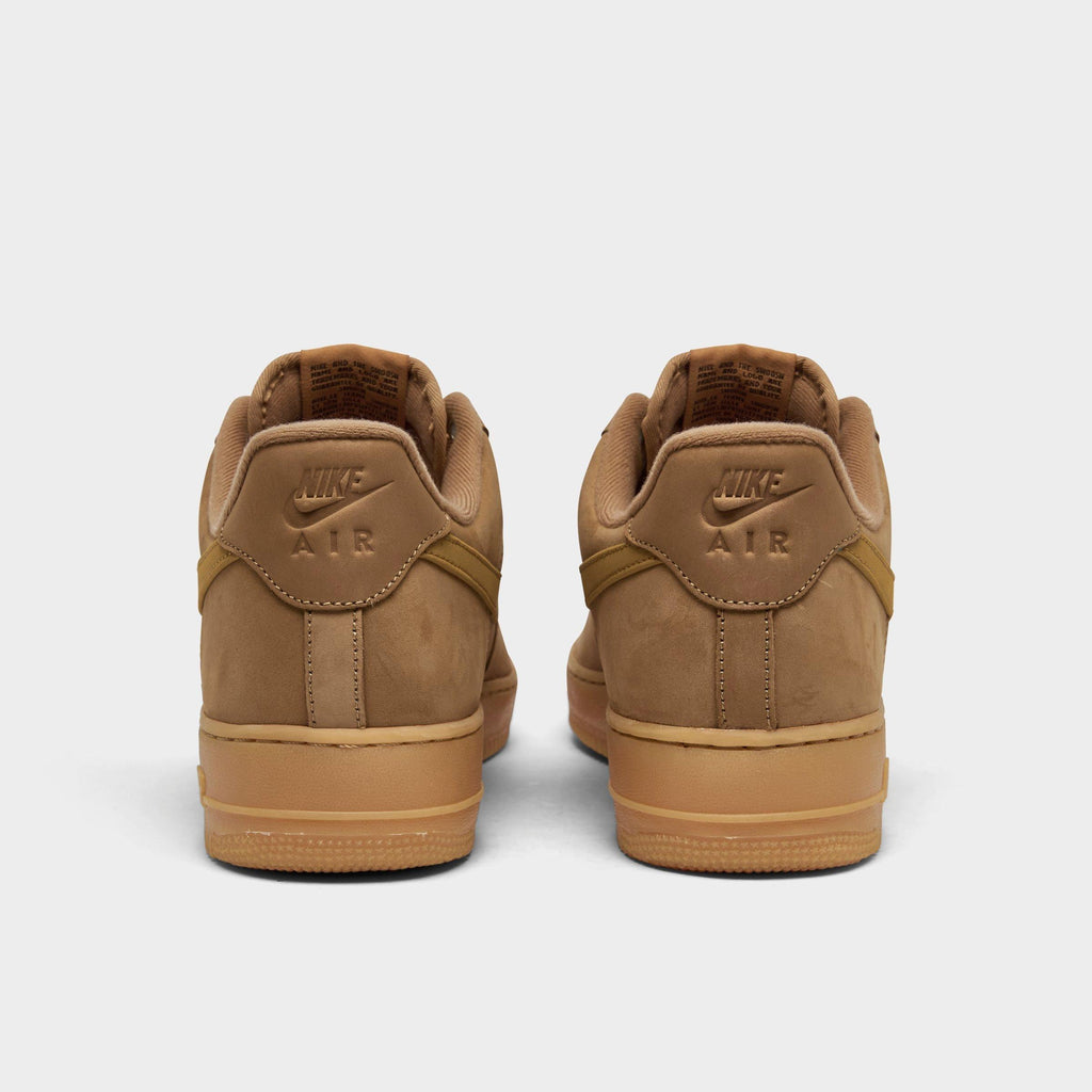 Men's Nike Air Force 1 '07 WB Casual Shoes - Flax/Wheat/Gum Light Brown/Black - view 4
