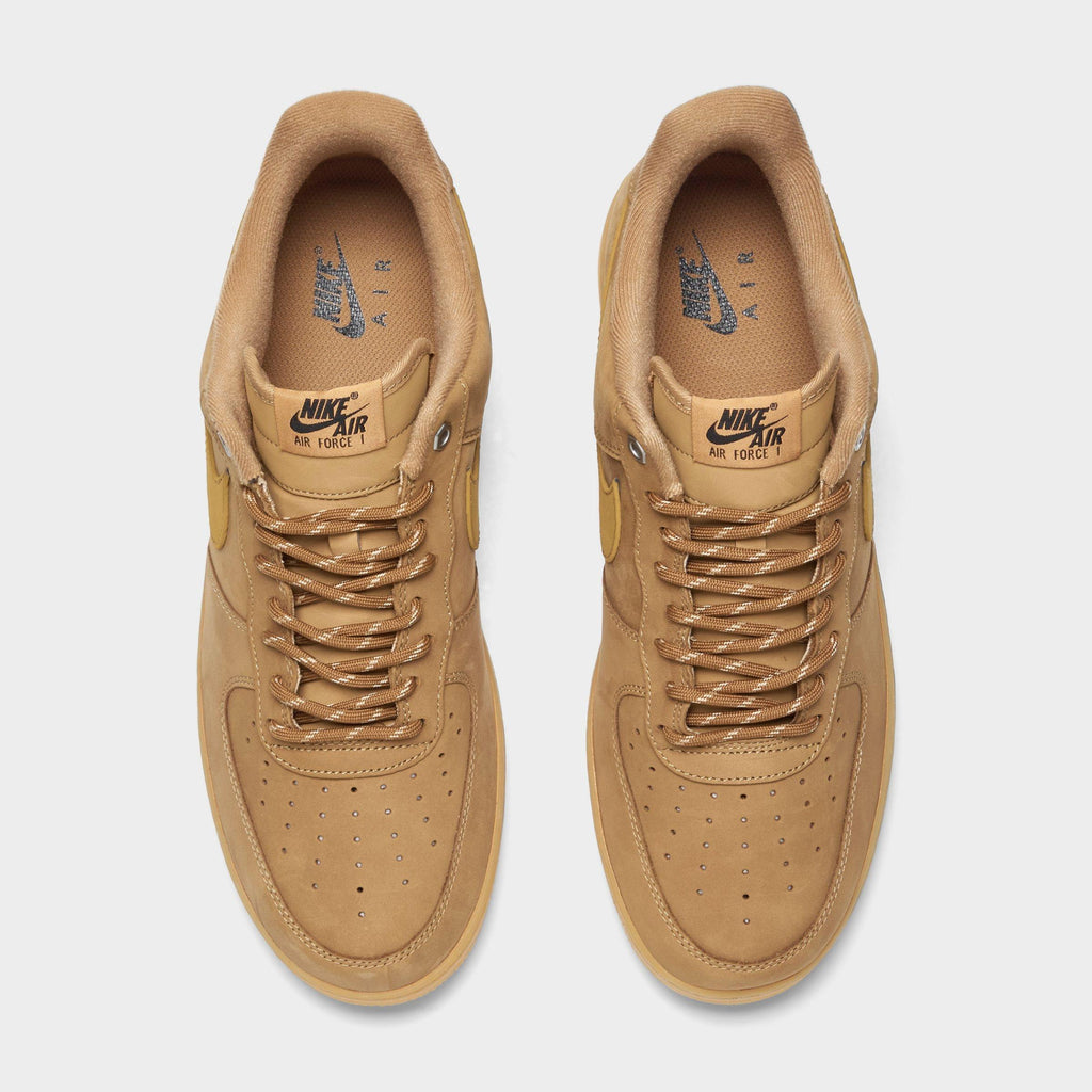 Men's Nike Air Force 1 '07 WB Casual Shoes - Flax/Wheat/Gum Light Brown/Black - view 5
