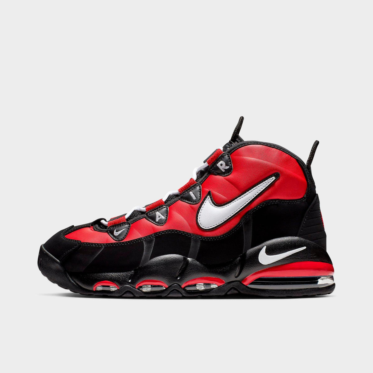 Men's Nike Air Max Uptempo '95 Basketball Shoes - Varsity Red/Black/White