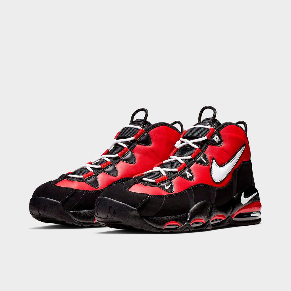 Men's Nike Air Max Uptempo '95 Basketball Shoes - Varsity Red/Black/White - view 2
