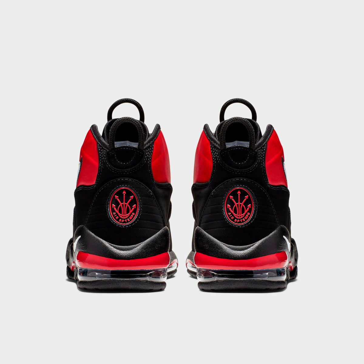 Men's Nike Air Max Uptempo '95 Basketball Shoes - Varsity Red/Black/White - view 4
