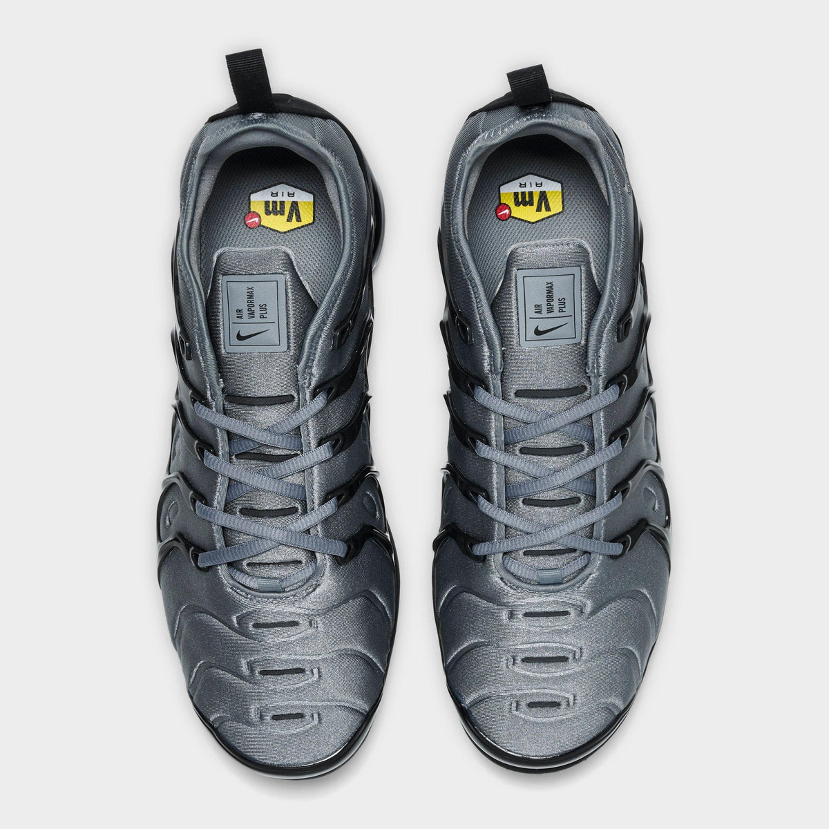 Men's Nike Air VaporMax Plus Running Shoes - Cool Grey/Black - view 5