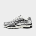 Men's Nike P-6000 Casual Shoes - Metallic Silver/Sail/Black/Metallic Silver