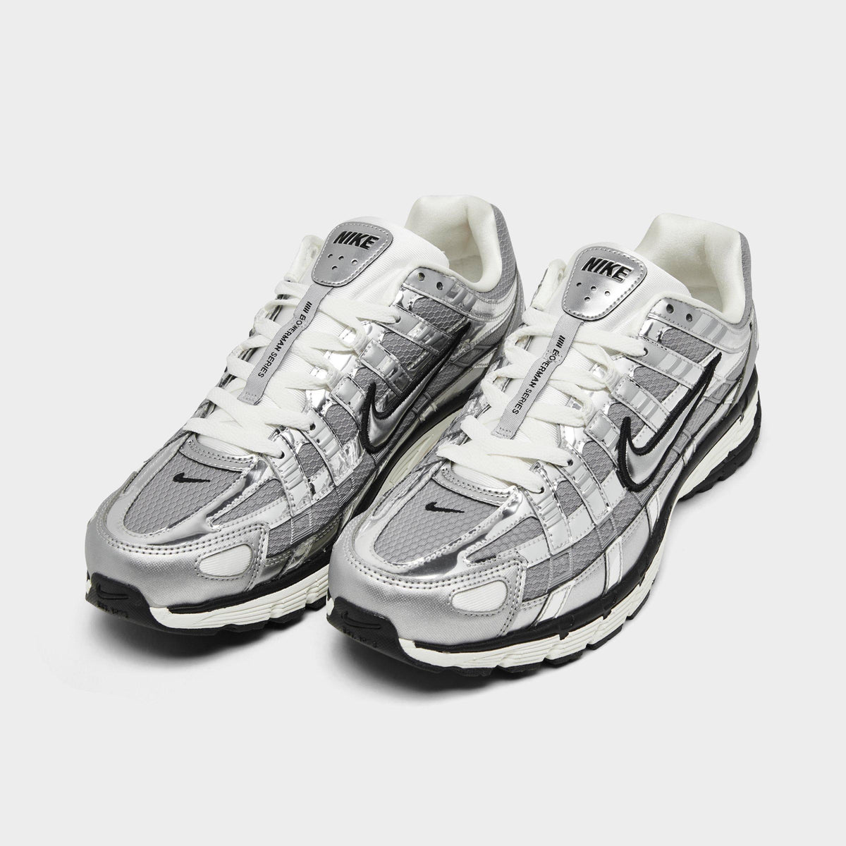 Men's Nike P-6000 Casual Shoes - Metallic Silver/Sail/Black/Metallic Silver - view 2