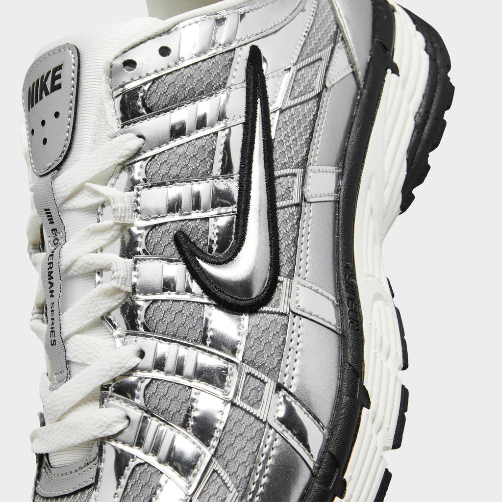 Men's Nike P-6000 Casual Shoes - Metallic Silver/Sail/Black/Metallic Silver - view 3