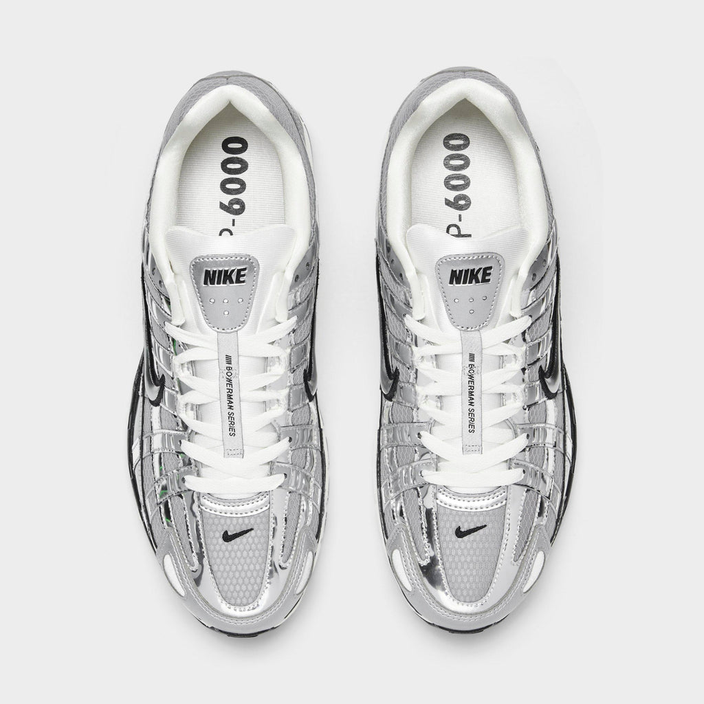 Men's Nike P-6000 Casual Shoes - Metallic Silver/Sail/Black/Metallic Silver - view 5