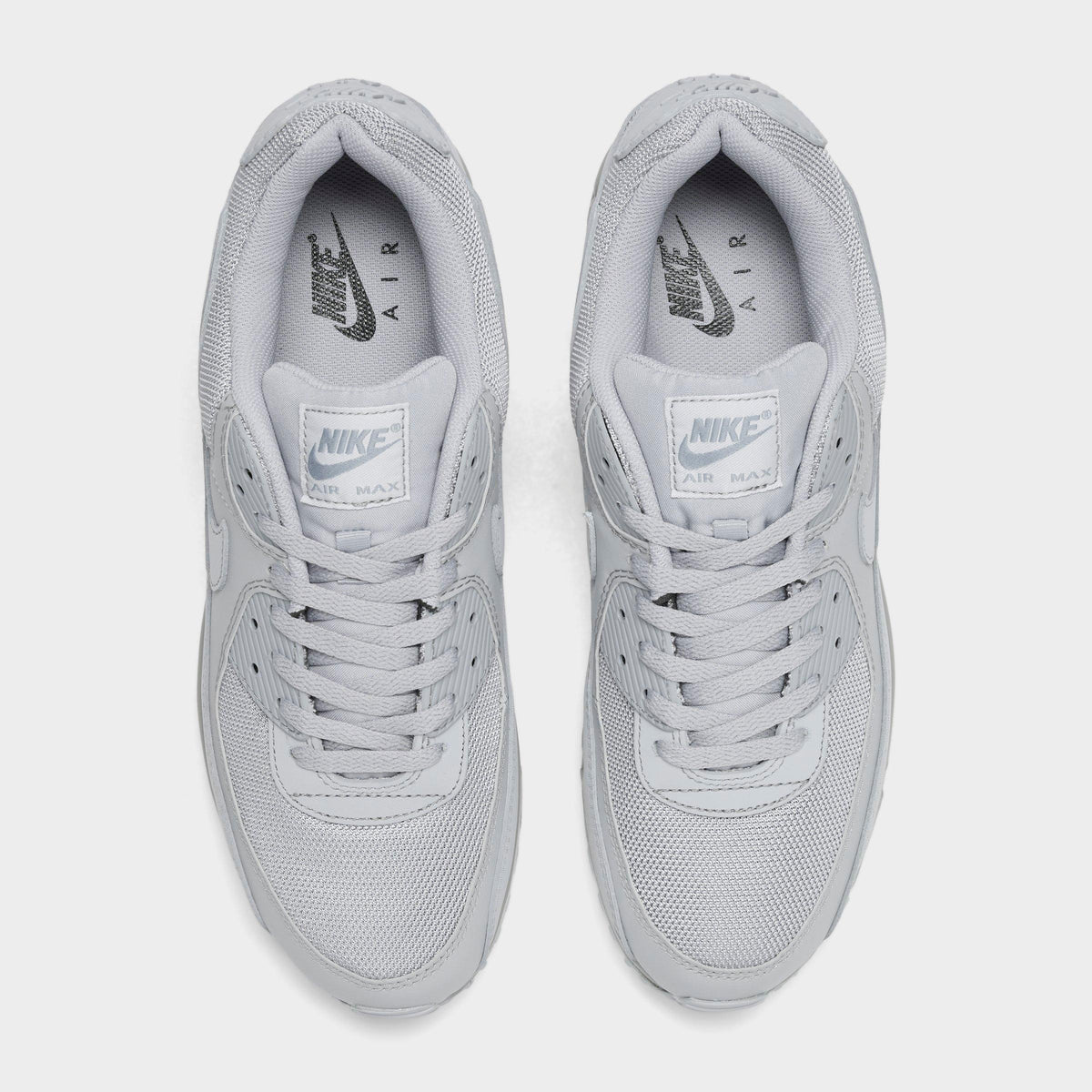 Men's Nike Air Max 90 Casual Shoes - Wolf Grey/Black/White/Black - view 5