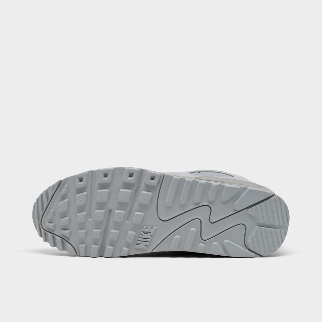 Men's Nike Air Max 90 Casual Shoes - Wolf Grey/Black/White/Black - view 6