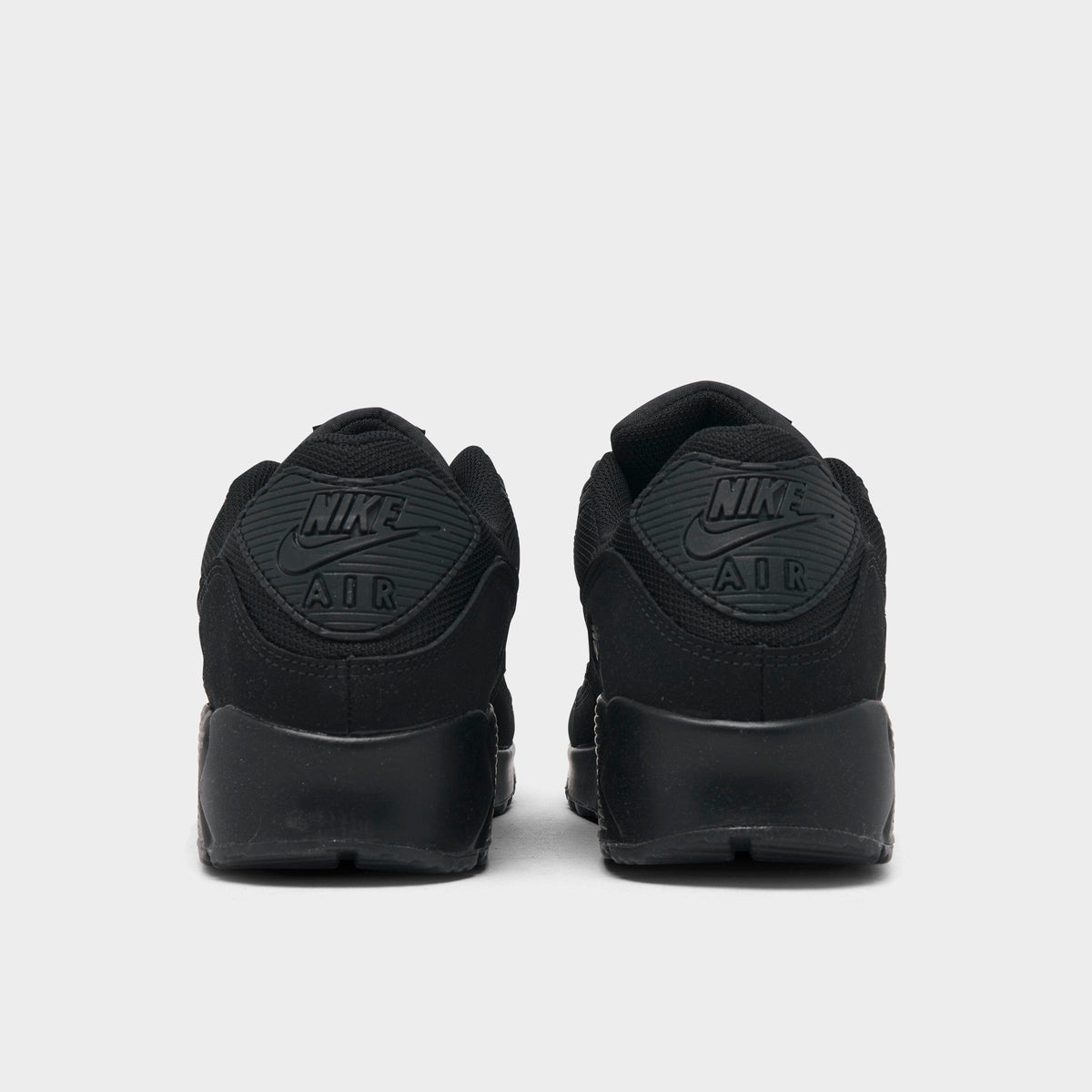 Men's Nike Air Max 90 Casual Shoes - Black/Black/Black/Black - view 4