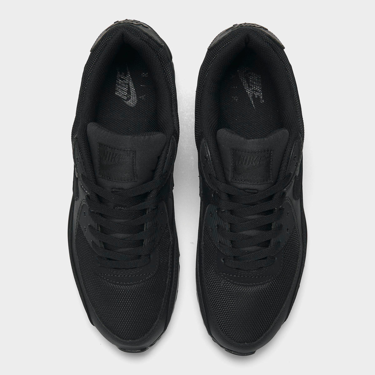 Men's Nike Air Max 90 Casual Shoes - Black/Black/Black/Black - view 5