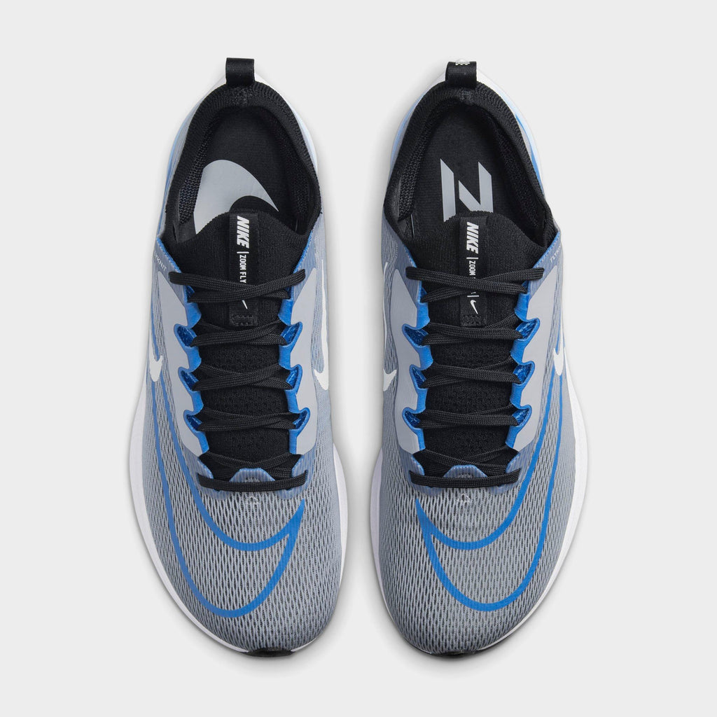 Men's Nike Zoom Fly 4 Running Shoes - Wolf Grey/Photo Blue/Black/White - view 5
