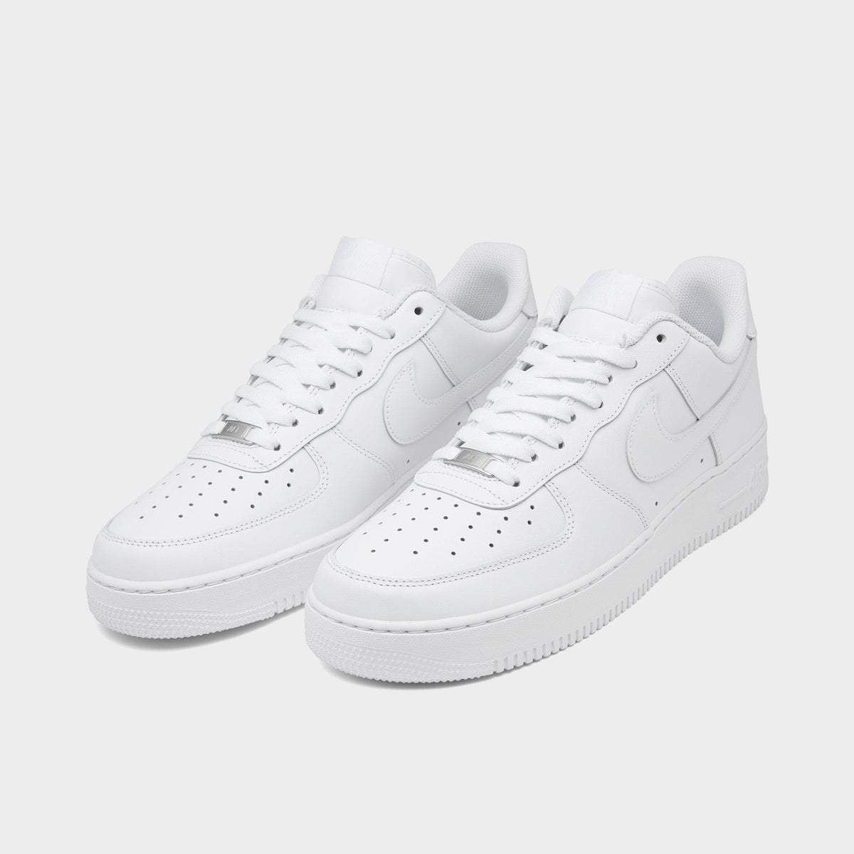 Men's Nike Air Force 1 '07 Low Casual Shoes - White/White - view 2