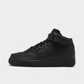 Men's Nike Air Force 1 Mid '07 Casual Shoes - Black/Black