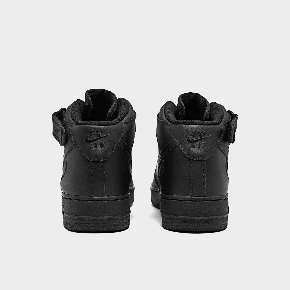 Men's Nike Air Force 1 Mid '07 Casual Shoes - Black/Black - view 4