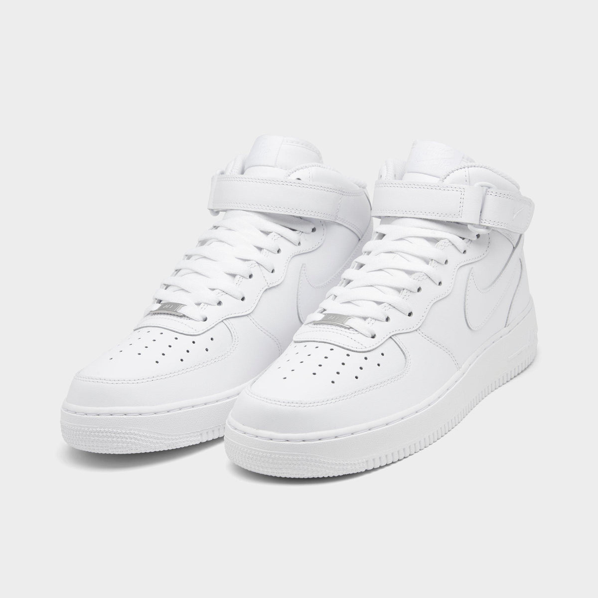 Men's Nike Air Force 1 Mid '07 Casual Shoes - White/White - view 2