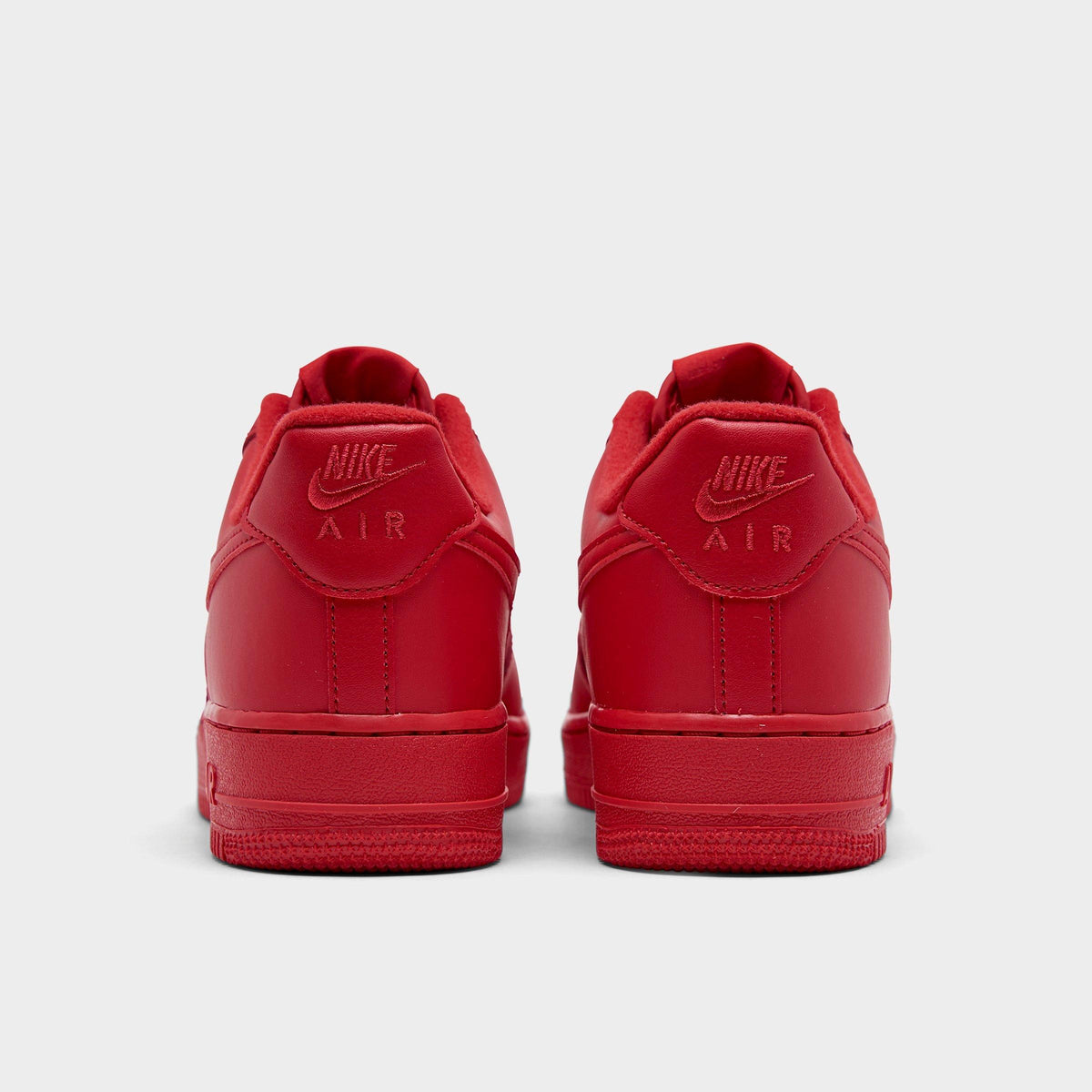 Men's Nike Air Force 1 '07 LV8 Casual Shoes - University Red/University Red - view 4