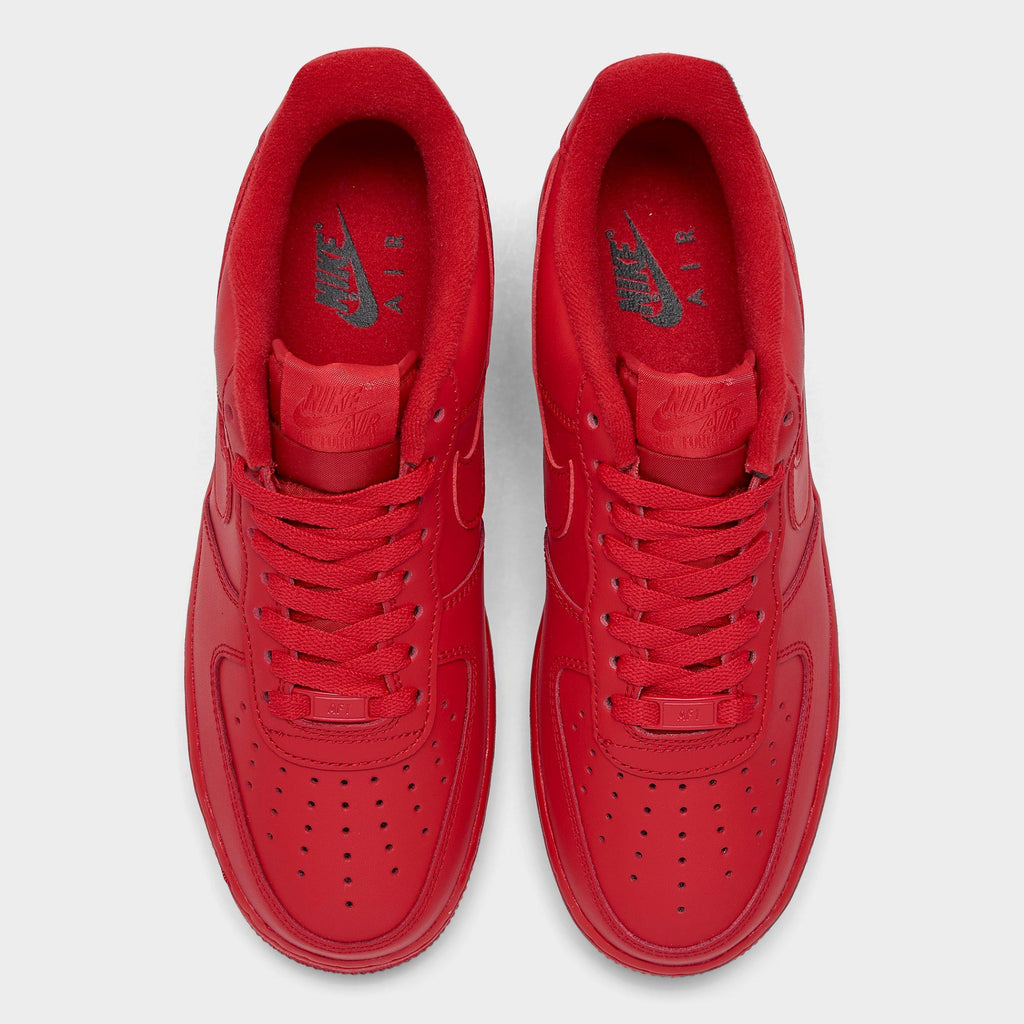 Men's Nike Air Force 1 '07 LV8 Casual Shoes - University Red/University Red - view 5