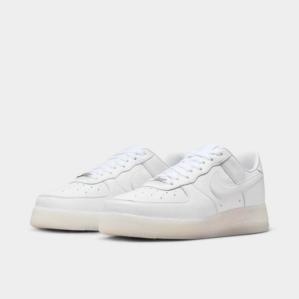 Men's Nike NOCTA Air Force 1 Low Casual Shoes - White/Cobalt Tint/Metallic Silver - view 2