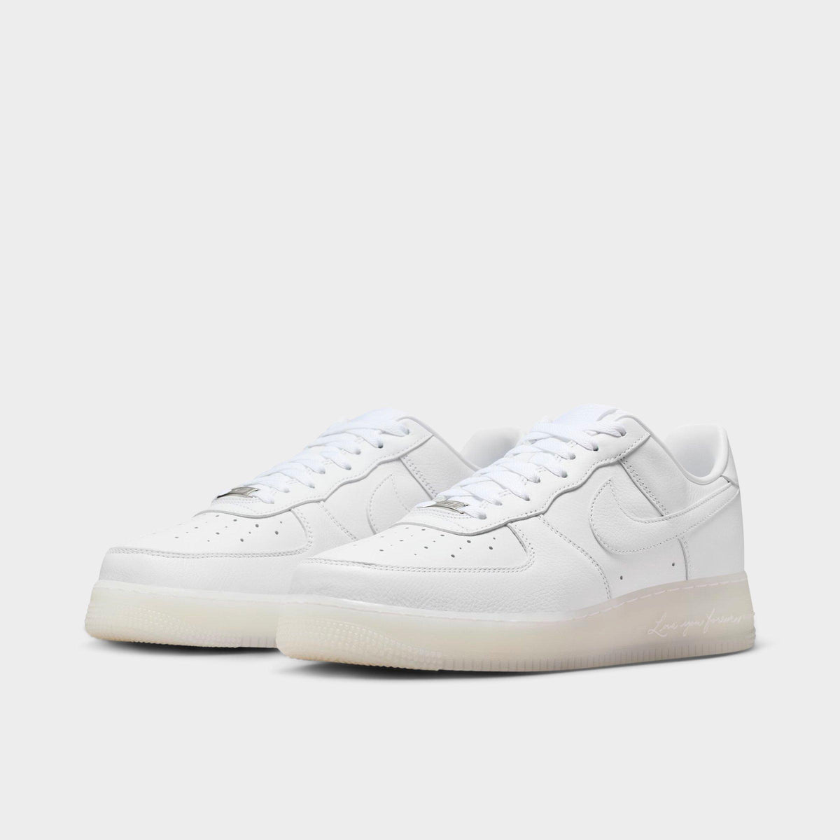 Men's Nike NOCTA Air Force 1 Low Casual Shoes - White/Cobalt Tint/Metallic Silver - view 2