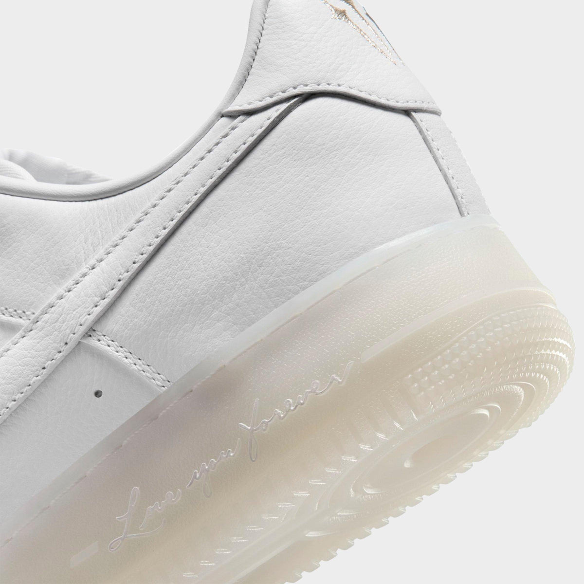 Men's Nike NOCTA Air Force 1 Low Casual Shoes - White/Cobalt Tint/Metallic Silver - view 3