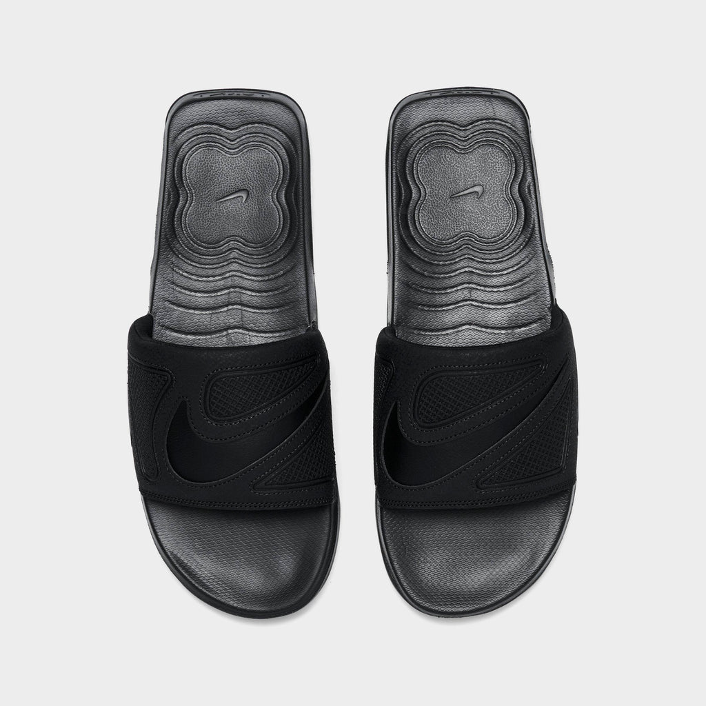 Men's Nike Air Max Cirro Slide Sandals - Black/Black/Black - view 5