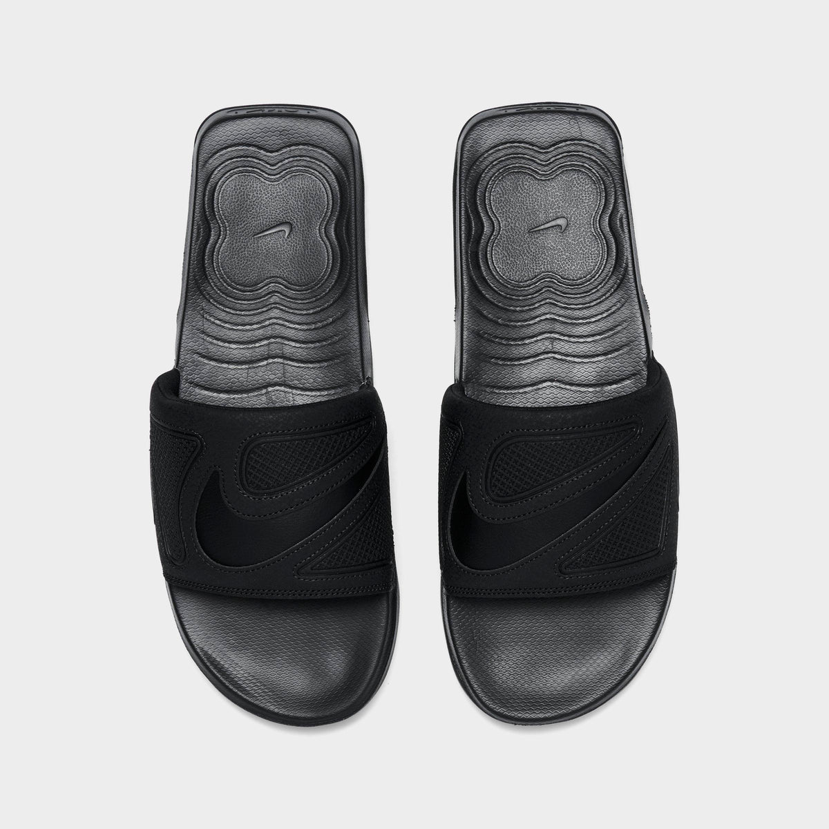 Men's Nike Air Max Cirro Slide Sandals - Black/Black/Black - view 5
