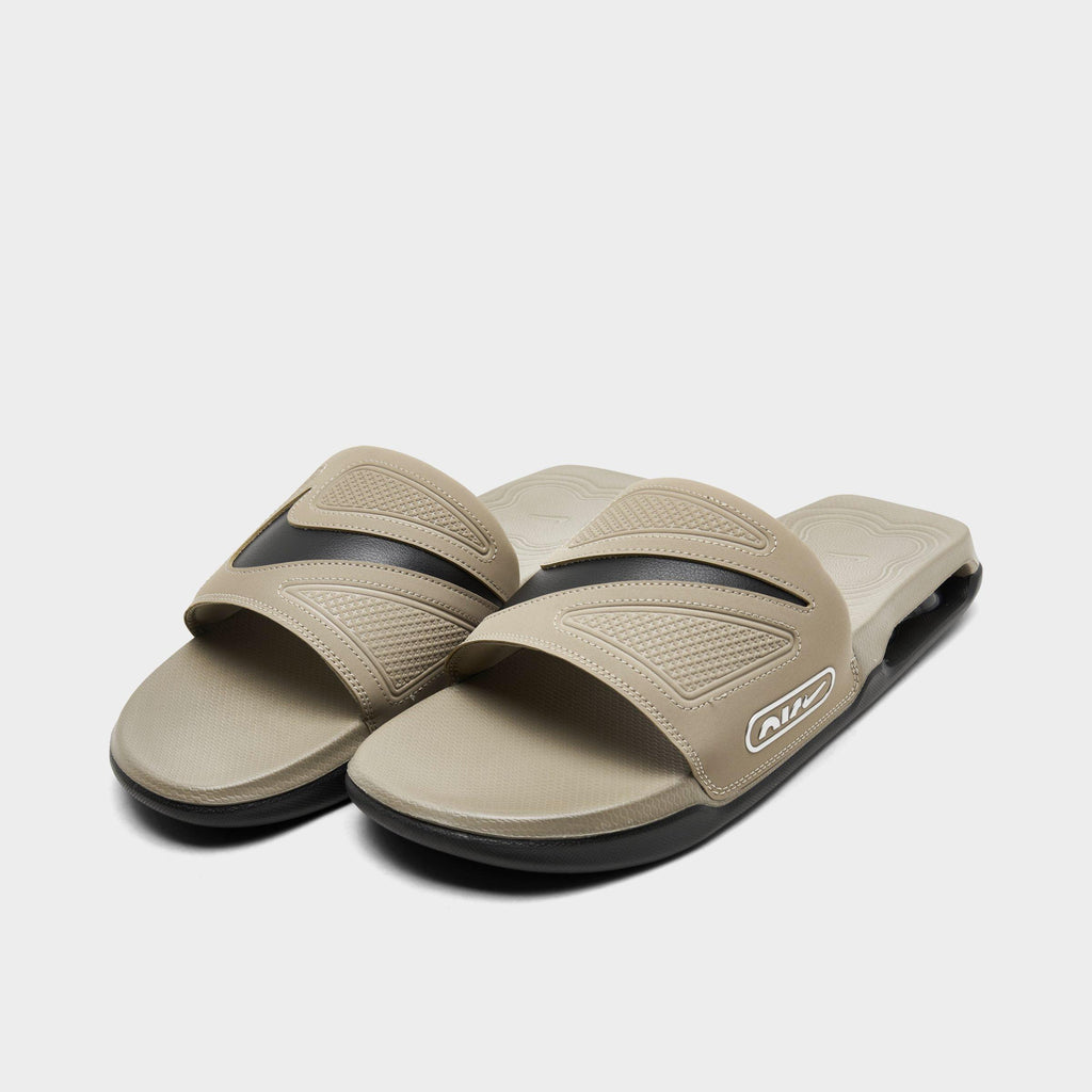 Men's Nike Air Max Cirro Slide Sandals - Khaki/Black/Metallic Silver - view 2