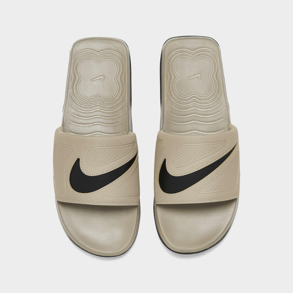 Men's Nike Air Max Cirro Slide Sandals - Khaki/Black/Metallic Silver - view 5