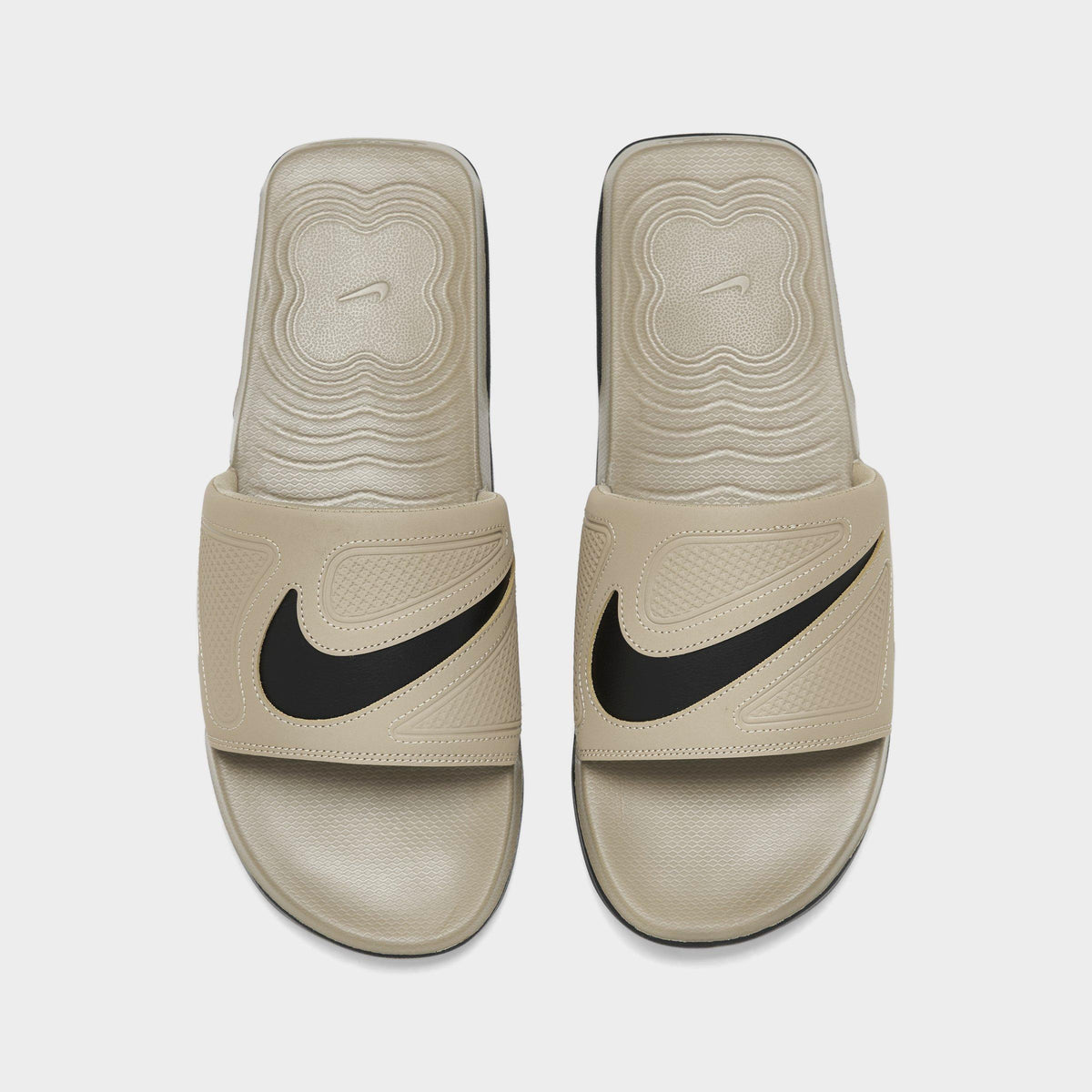 Men's Nike Air Max Cirro Slide Sandals - Khaki/Black/Metallic Silver - view 5