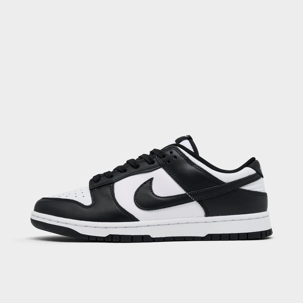 Men's Nike Dunk Low Retro Casual Shoes - Black/White/Black