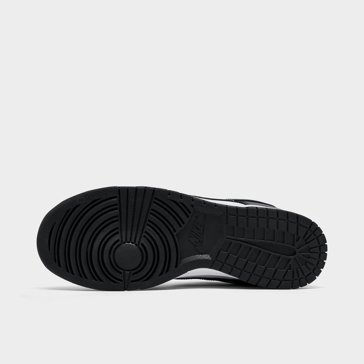 Men's Nike Dunk Low Retro Casual Shoes - Black/White/Black - view 6