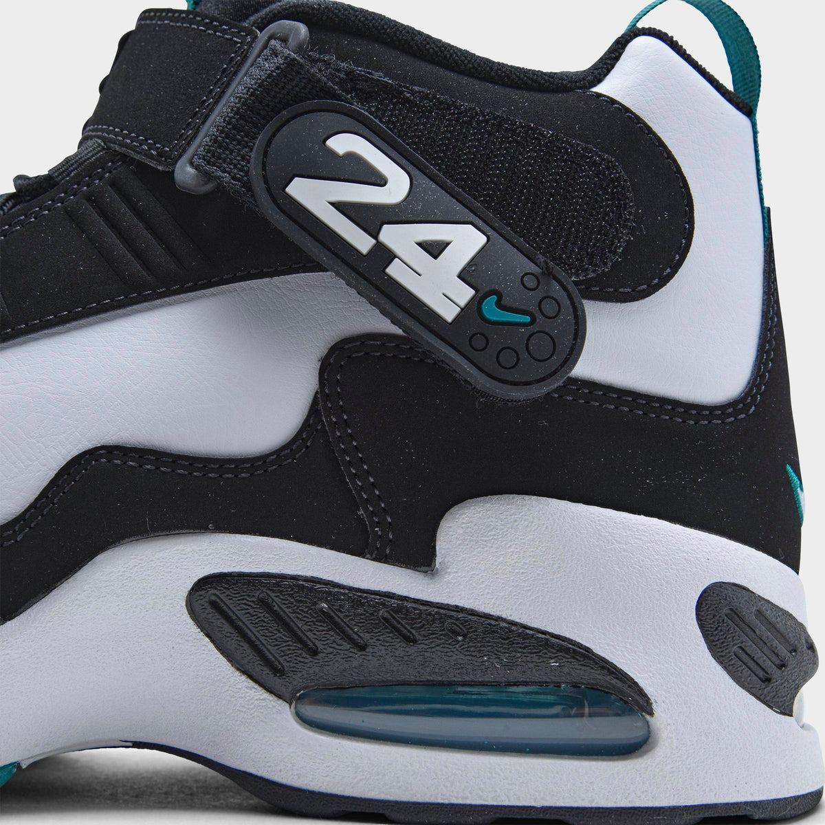 Men's Nike Air Griffey Max 1 Casual Shoes - White/Black/Fresh Water/Varsity Red - view 3