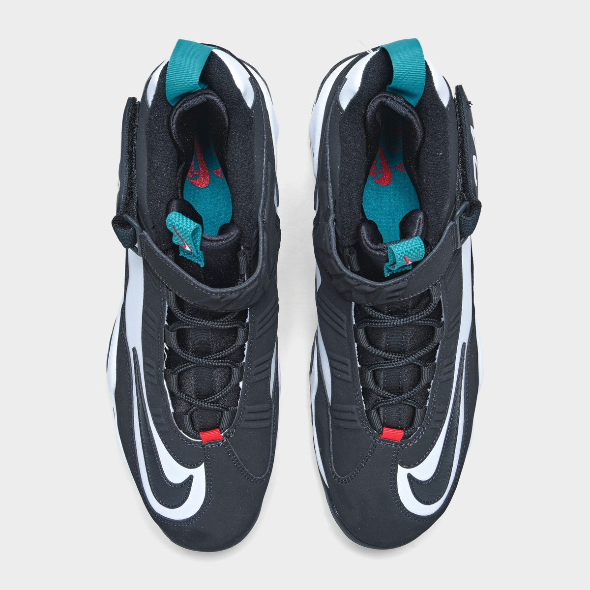 Men's Nike Air Griffey Max 1 Casual Shoes - White/Black/Fresh Water/Varsity Red - view 5