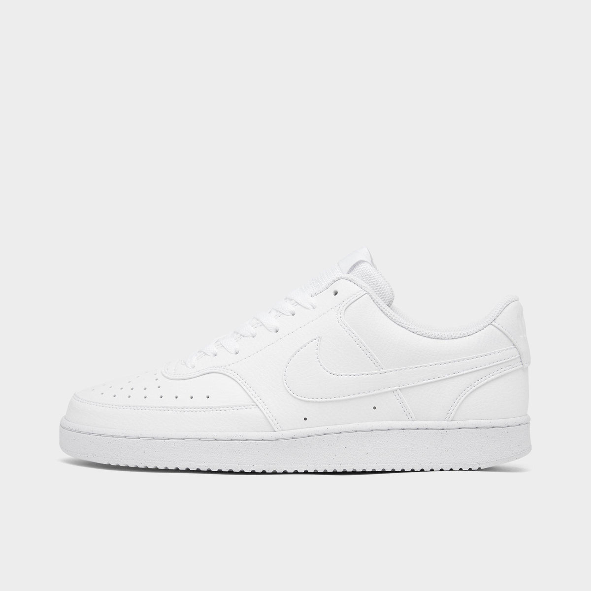 Men's Nike Court Vision Low Next Nature Casual Shoes - White/White/White