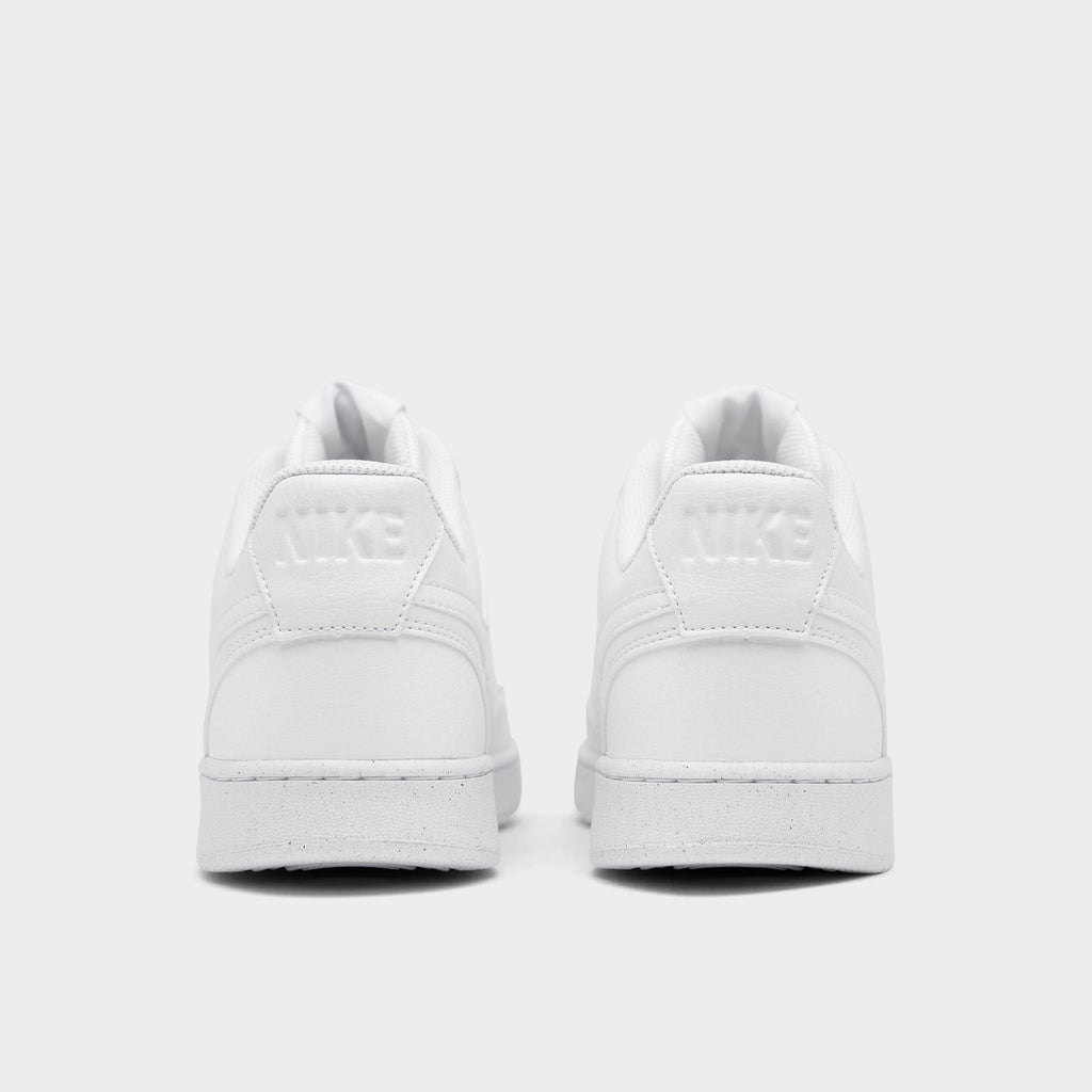 Men's Nike Court Vision Low Next Nature Casual Shoes - White/White/White - view 4