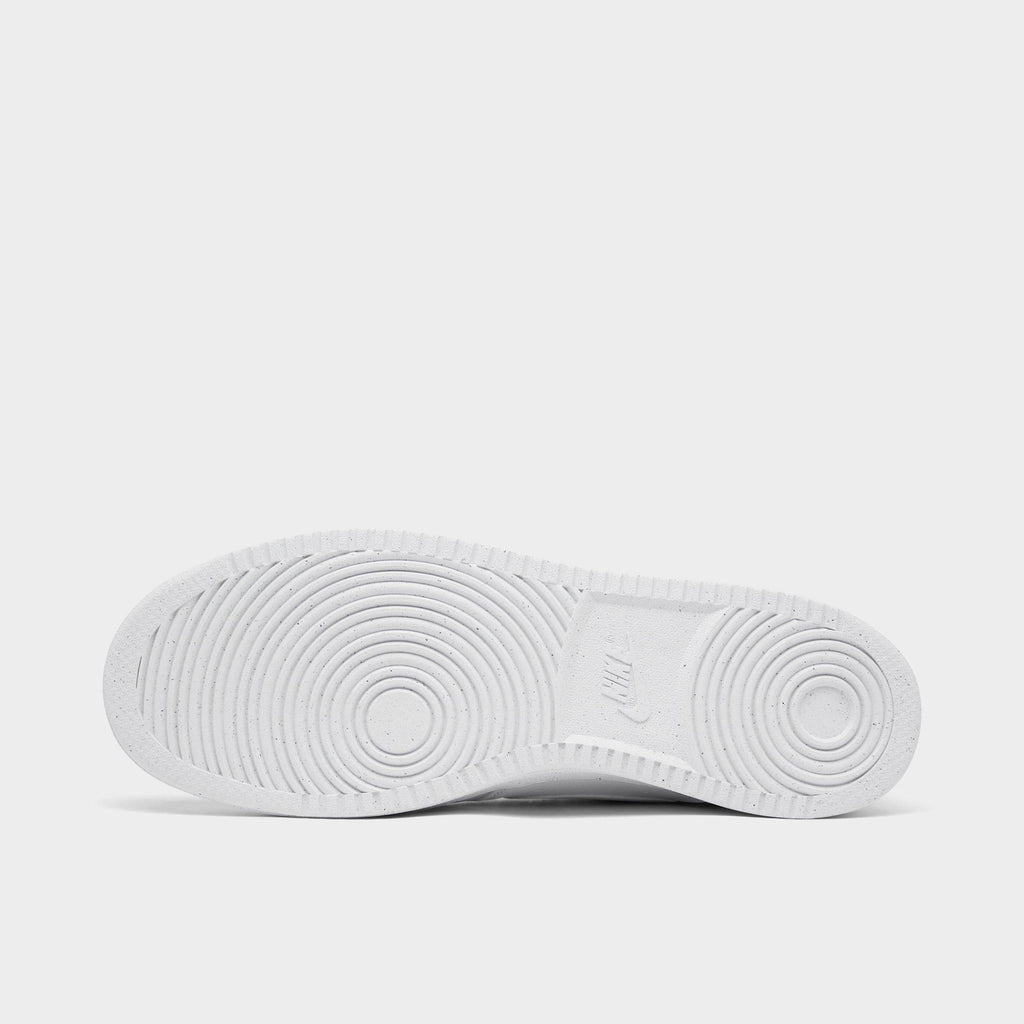 Men's Nike Court Vision Low Next Nature Casual Shoes - White/White/White - view 6