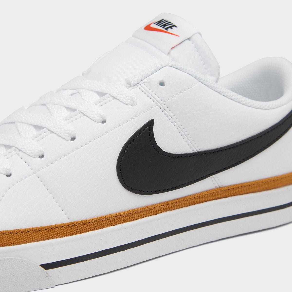 Men's Nike Court Legacy Next Nature Casual Shoes - White/Desert Ochre/Black - view 3