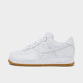 Men's Nike Air Force 1 '07 Gum Casual Shoes - White/White/Gum Light Brown