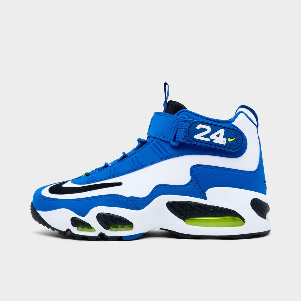Men's Nike Air Griffey Max 1 Casual Shoes -  Varsity Royal/White/Volt/Black