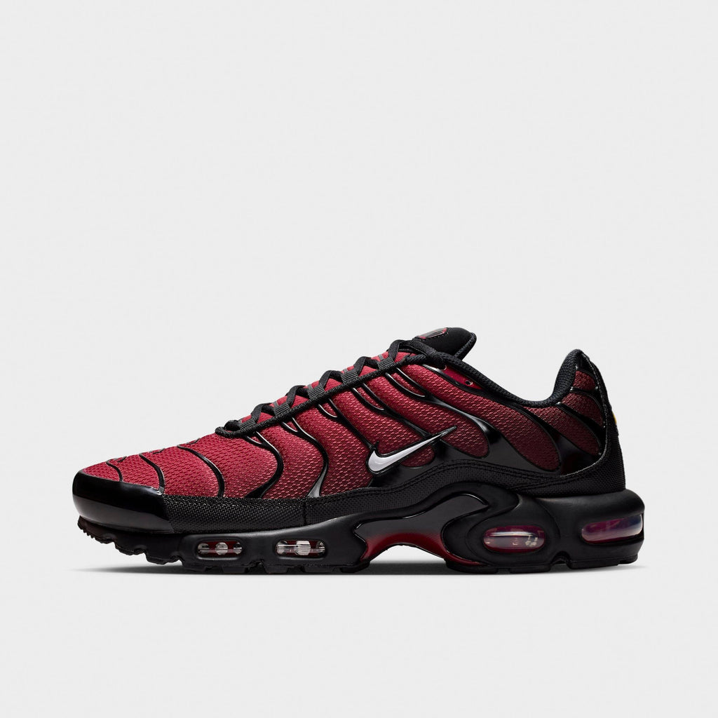 Men's Nike Air Max Plus Casual Shoes - Tough Red/Black/Mystic Dates/Grey Fog