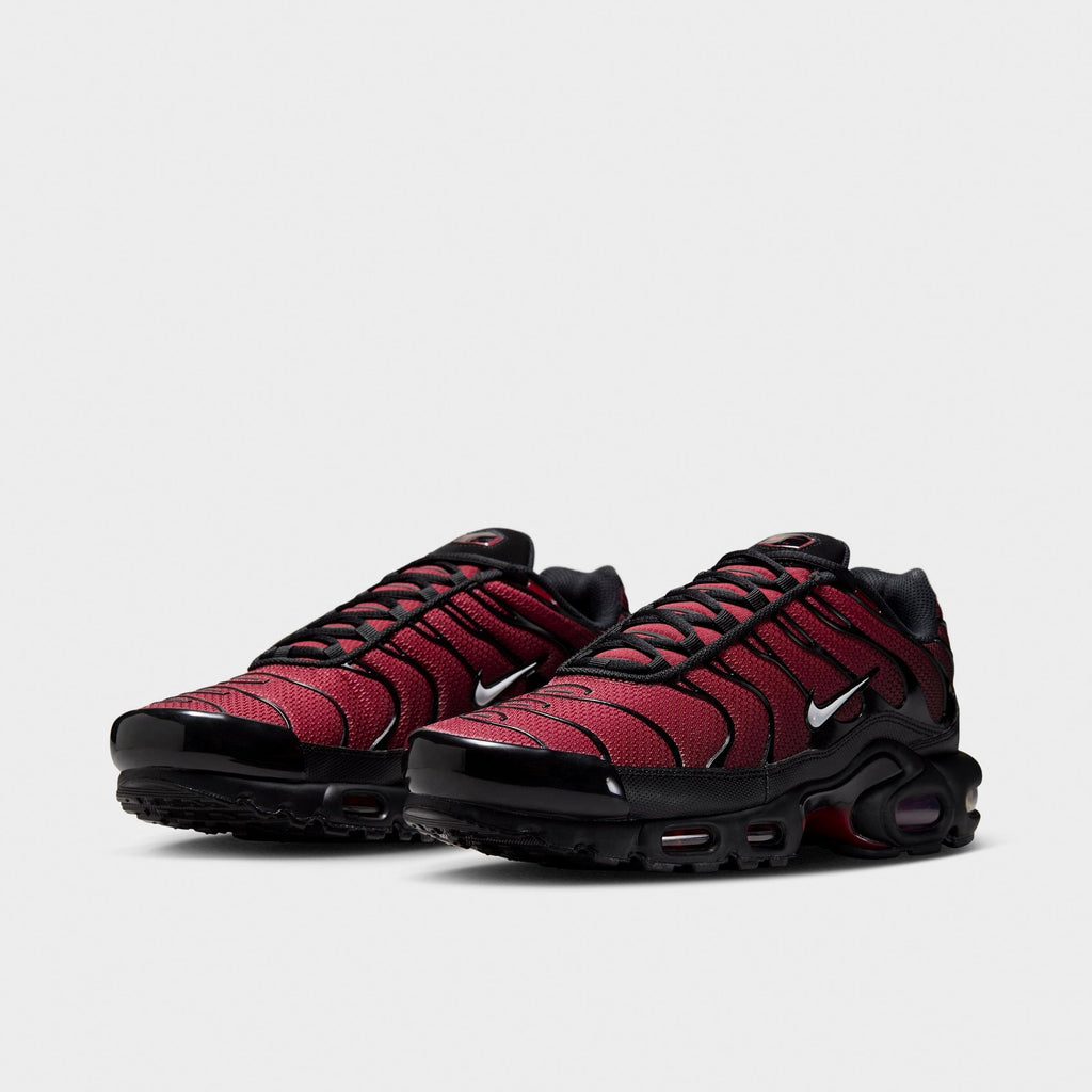 Men's Nike Air Max Plus Casual Shoes - Tough Red/Black/Mystic Dates/Grey Fog - view 2